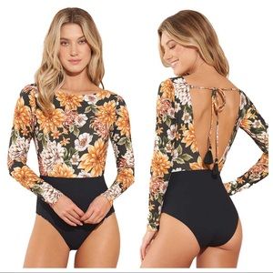 Maaji Glorious Garden Sky Surfsuit One Piece Swimsuit